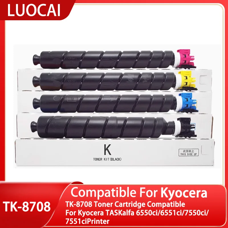 TK-8708 Toner Cartridge Compatible For Kyocera TASKalfa 6550ci/6551ci/7550ci/ 7551ciPrinter
TK-8708 Toner Cartridge Compatible For Kyocera TASKalfa 6550ci/6551ci/7550ci/ 7551ciPrinter