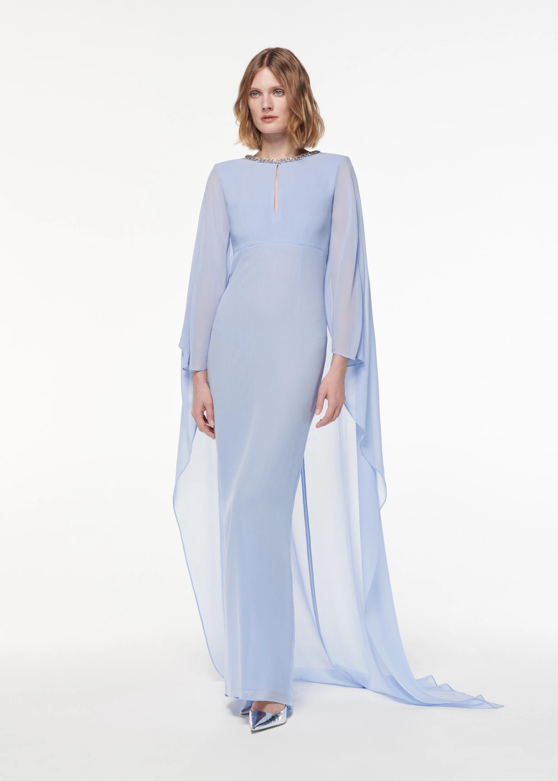 CustomizedExquisite Jersey Straight Crystal Evening Dress Crew neck Floor Length Long Sleeves Watteau Train Photo Color فساتين س
CustomizedExquisite Jersey Straight Crystal Evening Dress Crew neck Floor Length Long Sleeves Watteau Train Photo Color فساتين س