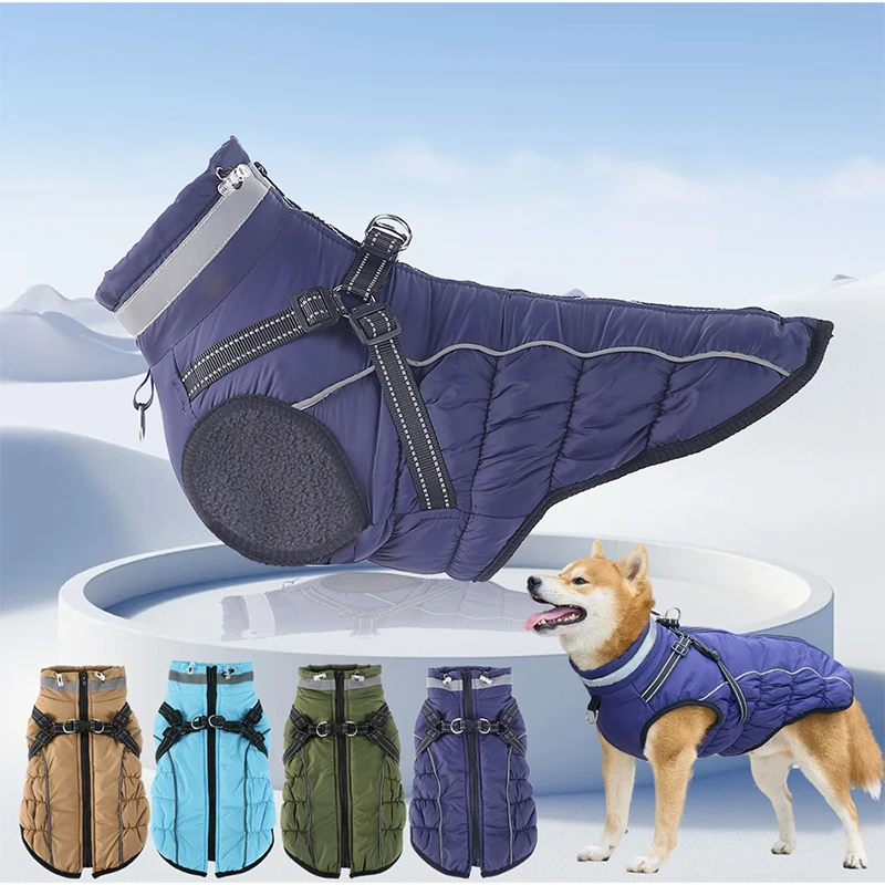 Зимняя теплая флисовая куртка для средних и крупных собак, светоотражающая накидка-жилетка, ветрозащитная, морозостойкая одежда для домашних животных, зимний жилет
Зимняя теплая флисовая куртка для средних и крупных собак, светоотражающая накидка-жилетка, ветрозащитная, морозостойкая одежда для домашних животных, зимний жилет