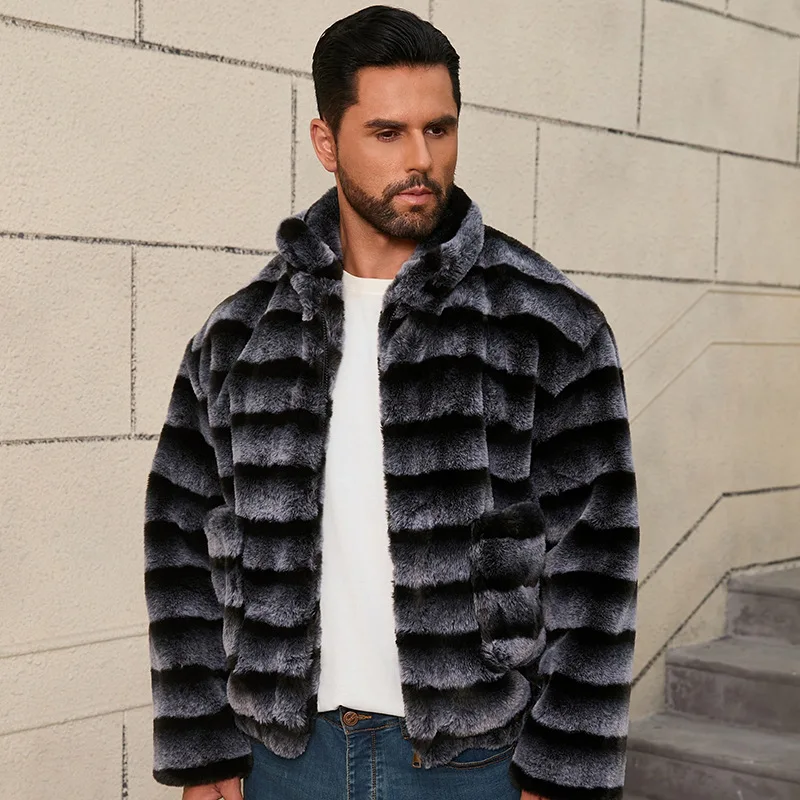 Thick Maxi Faux Fox Fur Coat Men Autumn Winter Jacket Long Sleeve Warm Luxury Fur Black Parkas Bontjas Furry Shaggy Outerwear
Thick Maxi Faux Fox Fur Coat Men Autumn Winter Jacket Long Sleeve Warm Luxury Fur Black Parkas Bontjas Furry Shaggy Outerwear