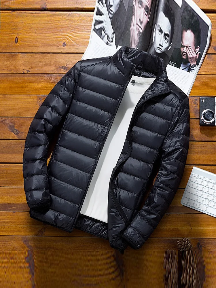 Men's Lightweight Fashionable Spring Autumn Winter Jacket Quilted Nylon Packable Outerwear Casual Style White Duck down Coat
Men's Lightweight Fashionable Spring Autumn Winter Jacket Quilted Nylon Packable Outerwear Casual Style White Duck down Coat