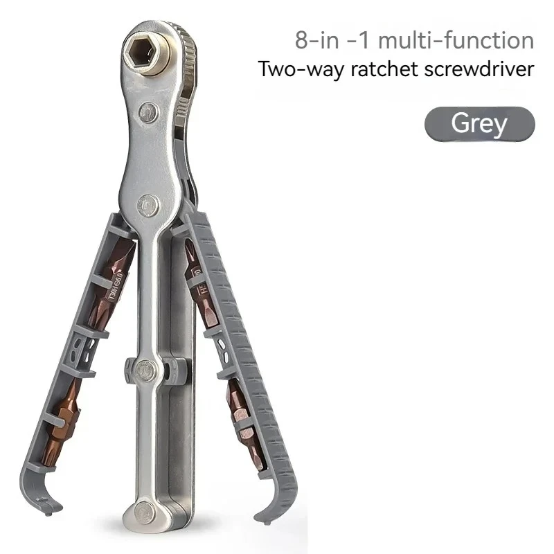 Suitable for narrow working environments, hand tools Hot sell 36-gear ratchet wrench with 4 double-head screwdriver bits
Suitable for narrow working environments, hand tools Hot sell 36-gear ratchet wrench with 4 double-head screwdriver bits