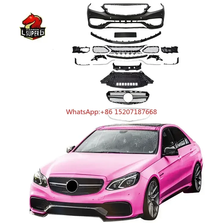 W212 old upgrade new AMG Style Car Bumpers For Mercedes Benz E200 E300 E250 E63 Headlight Bodi kit
W212 old upgrade new AMG Style Car Bumpers For Mercedes Benz E200 E300 E250 E63 Headlight Bodi kit