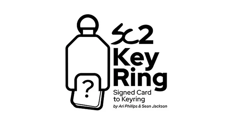 SC2KR (Signed Card to Keyring) by GRUM Handcrafted Magician Close Up Illusions Props Metalism Classic Magic Tricks Gimmick Fun
SC2KR (Signed Card to Keyring) by GRUM Handcrafted Magician Close Up Illusions Props Metalism Classic Magic Tricks Gimmick Fun