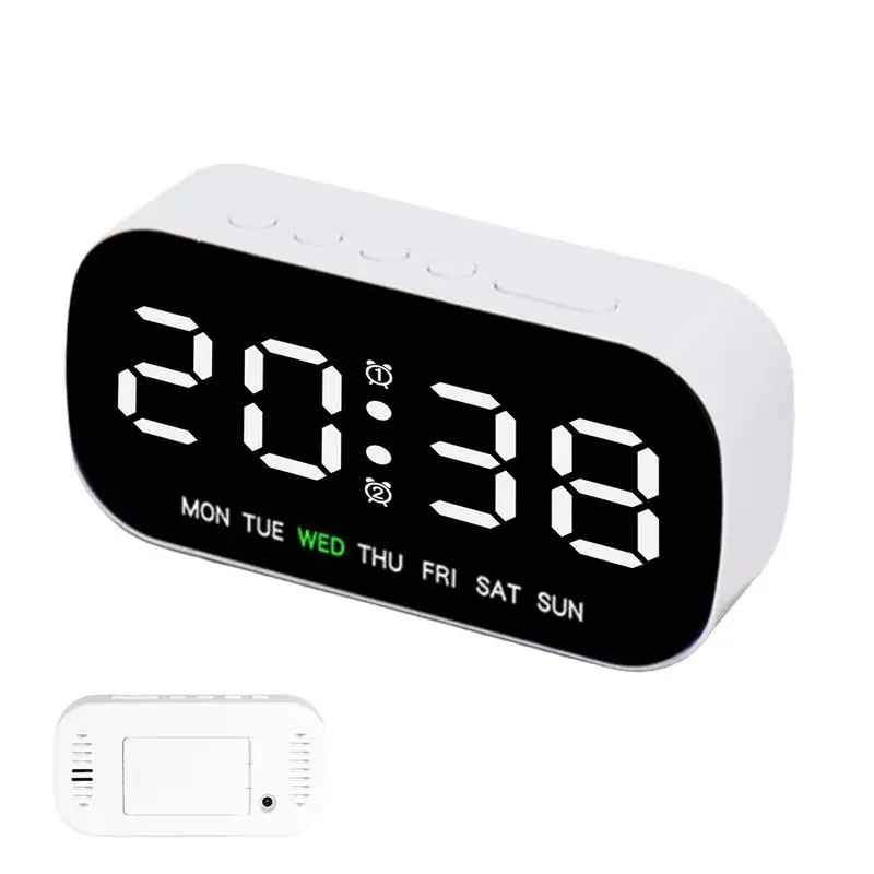 Electronic Alarm Clock Brightness Adjustable 12/24H Table Clock Portable Multipurpose Table Clock Household Alarm Clock For Desk
Electronic Alarm Clock Brightness Adjustable 12/24H Table Clock Portable Multipurpose Table Clock Household Alarm Clock For Desk