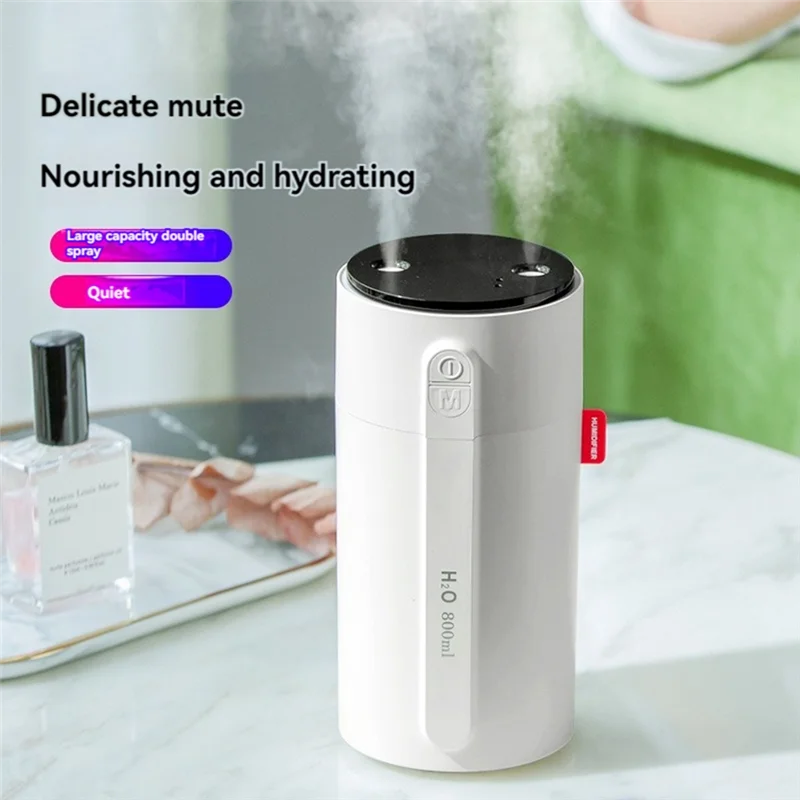 AA86 Humidifiers For Bedroom Small Humidifier Rechargeable Desk Portable Humidifier 800ML With Light Cool Mist Humidifiers 
AA86 Humidifiers For Bedroom Small Humidifier Rechargeable Desk Portable Humidifier 800ML With Light Cool Mist Humidifiers
