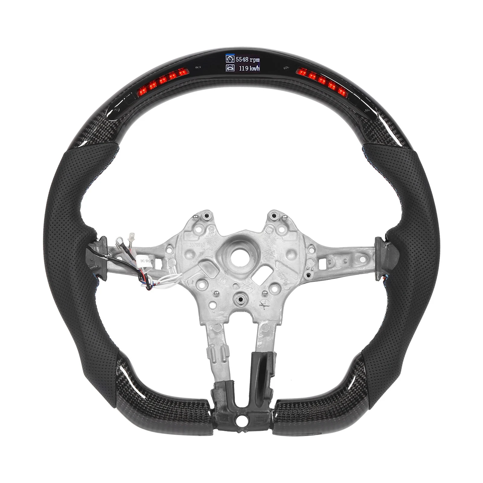 Steering Wheel for M3 Carbon Fiber LED Lights Display Steering Wheel Perforated Leather Fit for F20 F22 F30 F32 M2 M3 M4
Steering Wheel for M3 Carbon Fiber LED Lights Display Steering Wheel Perforated Leather Fit for F20 F22 F30 F32 M2 M3 M4