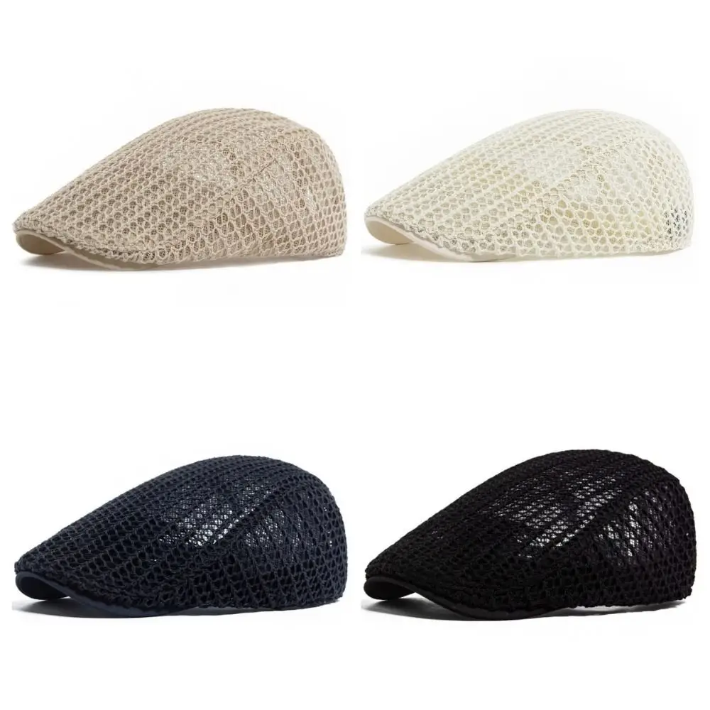 New Summer Thin Crochet Hat Weave Adjustable Newsboy Cap Painter Hat Casual Sun Visor Flat Hat Women Men
New Summer Thin Crochet Hat Weave Adjustable Newsboy Cap Painter Hat Casual Sun Visor Flat Hat Women Men