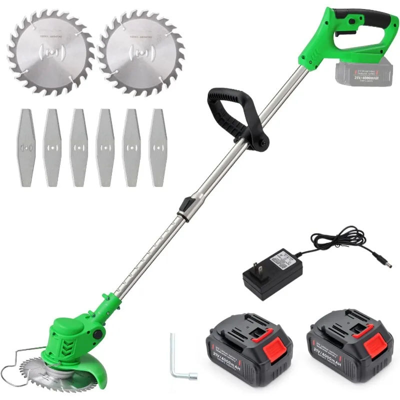 Wacker Cordless Electric Brush Cutter 52 Inch Grass Trimmer Stingless Lightweight Grass Weedeater Battery Powered 8 Blades,
Wacker Cordless Electric Brush Cutter 52 Inch Grass Trimmer Stingless Lightweight Grass Weedeater Battery Powered 8 Blades,