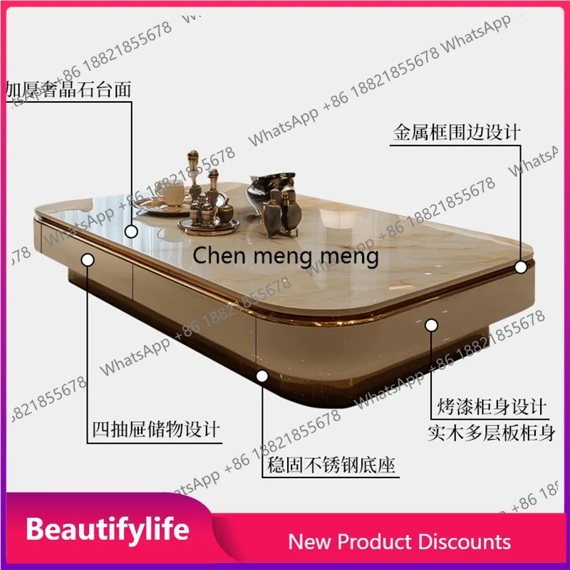 a38 Light luxury high-end large coffee table 1.8 meters extended household large apartment flat floor living room modern marble
a38 Light luxury high-end large coffee table 1.8 meters extended household large apartment flat floor living room modern marble
