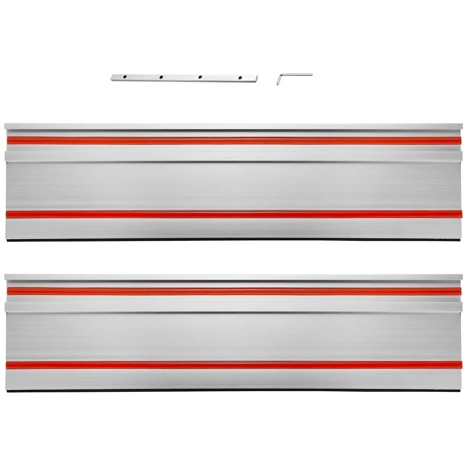 Guide Rail for Track Saw, Cutting Span of 55 inches, Comes with Two 27.5 inch Aluminum Extruded Guide Rails and a Connector
Guide Rail for Track Saw, Cutting Span of 55 inches, Comes with Two 27.5 inch Aluminum Extruded Guide Rails and a Connector