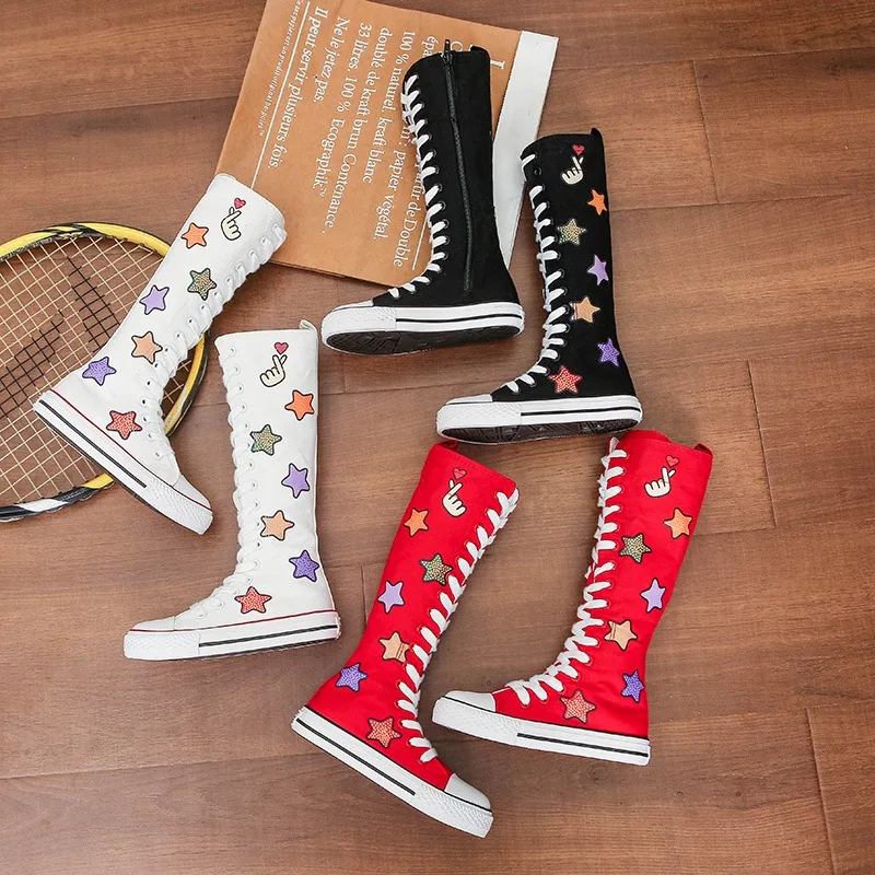 New All-Season Kids High-Top Canvas Boots Boys Girls Cartoon Print Vulcanized Shoes Children Soft Sole Casual White Sneakers
New All-Season Kids High-Top Canvas Boots Boys Girls Cartoon Print Vulcanized Shoes Children Soft Sole Casual White Sneakers
