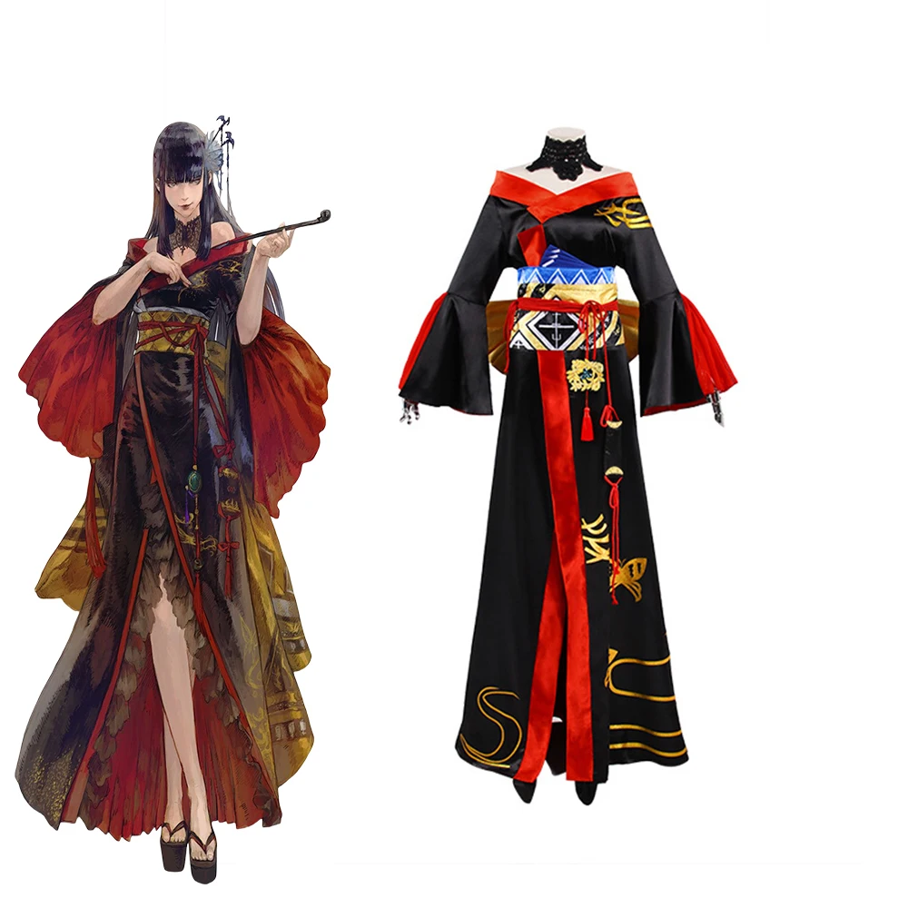 Yotsuyu Cosplay Kimono Dress Game FF14 Costume Women Gorgeous Kimono Uniform Suit Halloween Carnival Party Comic Con Gown
Yotsuyu Cosplay Kimono Dress Game FF14 Costume Women Gorgeous Kimono Uniform Suit Halloween Carnival Party Comic Con Gown