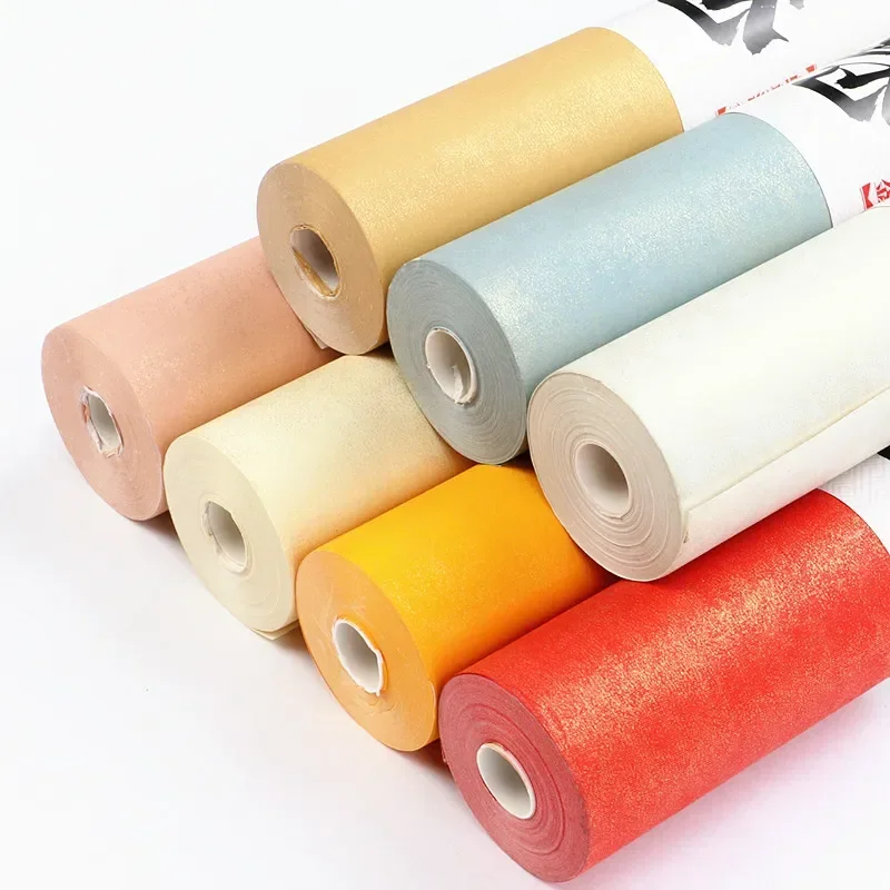 20m Long Scroll Batik Half-Ripe Xuan Paper Red Yellow Color Antique Blank Roll Rice Paper Brush Writing Calligraphy Painting
20m Long Scroll Batik Half-Ripe Xuan Paper Red Yellow Color Antique Blank Roll Rice Paper Brush Writing Calligraphy Painting