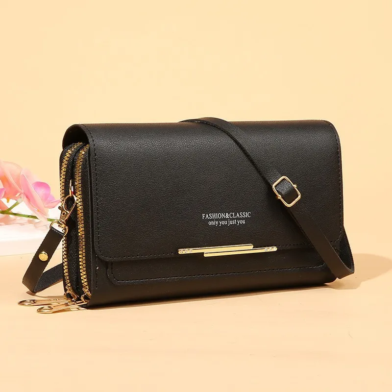 Women's double-layered coin purse, crossbody bag, large-capacity single-shoulder crossbody bag, women's versatile clutch bag
Women's double-layered coin purse, crossbody bag, large-capacity single-shoulder crossbody bag, women's versatile clutch bag