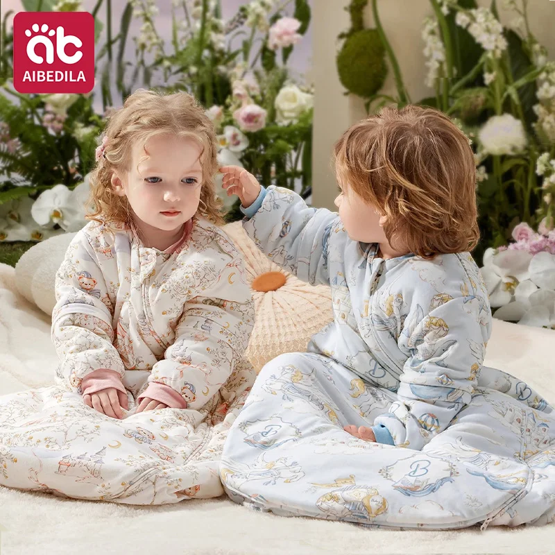 AIBEDILA Baby Sleep Sack Detachable Sleeves Breathable Comfortable Infant Sleeping Bag Warm Wearable Kids Blanket Boys/Girls
AIBEDILA Baby Sleep Sack Detachable Sleeves Breathable Comfortable Infant Sleeping Bag Warm Wearable Kids Blanket Boys/Girls