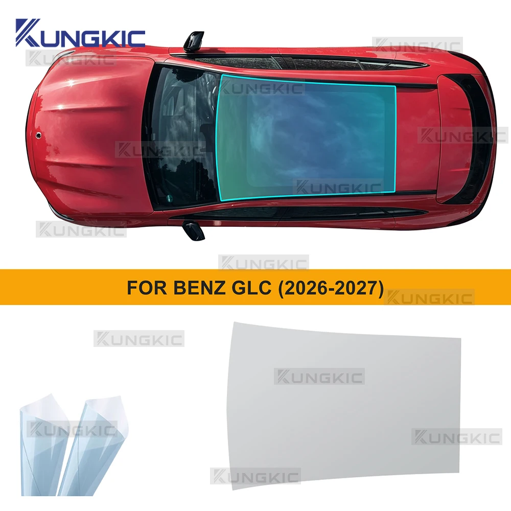 For Mercedes Benz GLC 2026 2027 Ice Armor Pre-Cut Sunroof Protection Film Heat Insulation Car PPF Protection Accessories Styling
For Mercedes Benz GLC 2026 2027 Ice Armor Pre-Cut Sunroof Protection Film Heat Insulation Car PPF Protection Accessories Styling