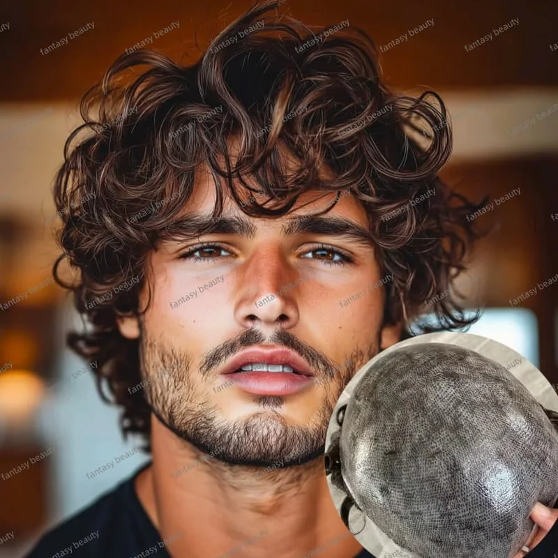 #1b65 #1b80 black gray men’wig ultra Thickness Skin 0.1-0.12mm men toupee 100% European human hair for man Men's Capillary
#1b65 #1b80 black gray men’wig ultra Thickness Skin 0.1-0.12mm men toupee 100% European human hair for man Men's Capillary