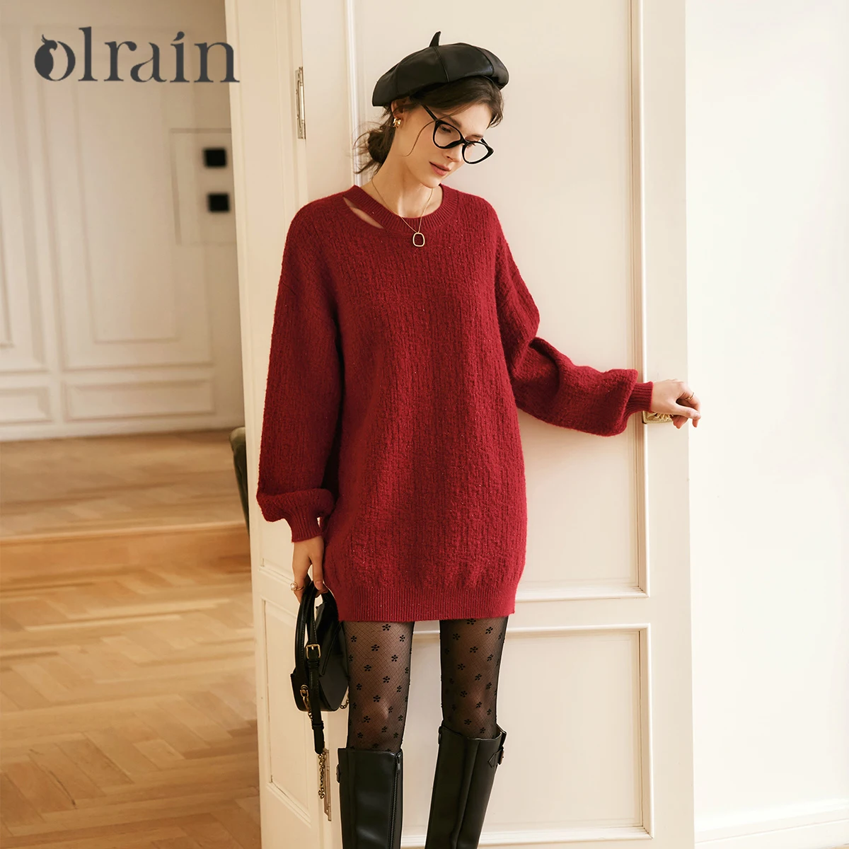 OLrain Women's Knitted Dress 2025 Autumn Hollow Out Long Sleeve Dresses French Casual Solid Sweaters Female Clothing O56DL86605
OLrain Women's Knitted Dress 2025 Autumn Hollow Out Long Sleeve Dresses French Casual Solid Sweaters Female Clothing O56DL86605