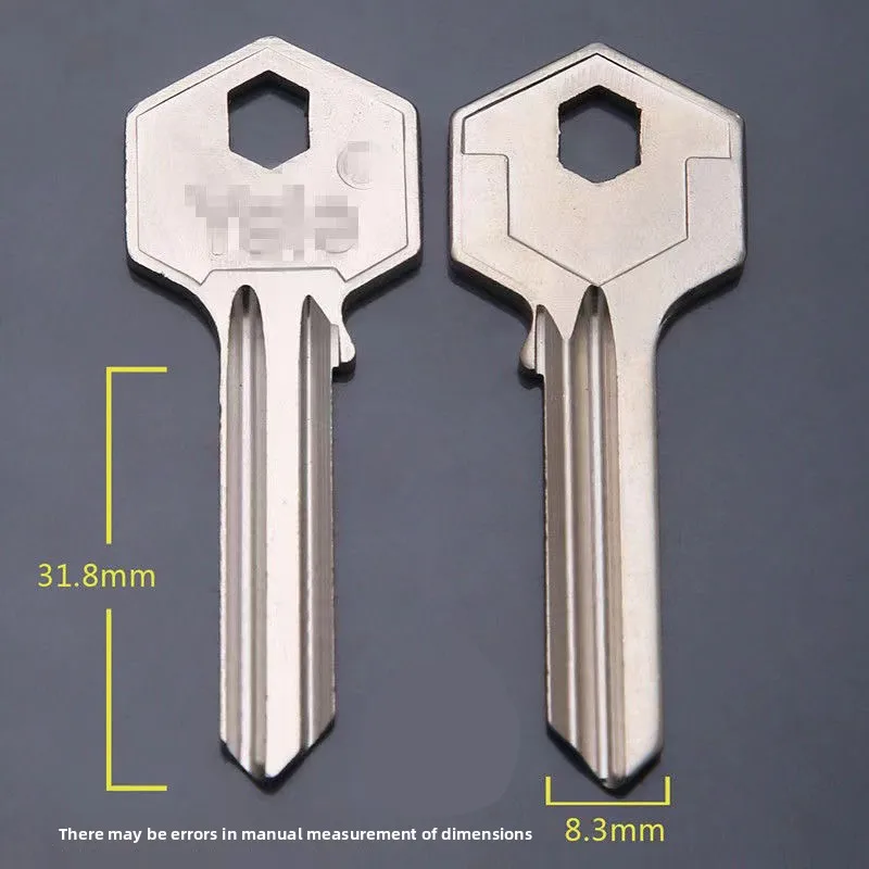 20PC Suitable for Long Hexagonal Grandfather 2.0 Thick Key Embryo, Guli Hexagonal Yale Key, Electric Control Door Key Embryo
20PC Suitable for Long Hexagonal Grandfather 2.0 Thick Key Embryo, Guli Hexagonal Yale Key, Electric Control Door Key Embryo