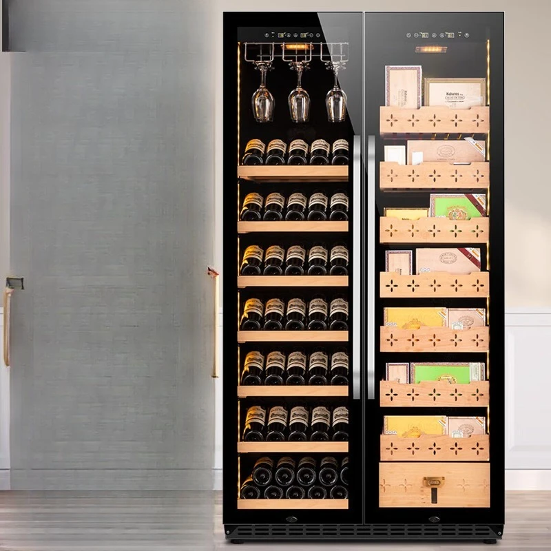 Double door constant temperature cigar red wine cabinet constant humidity wine cabinet refrigerated
Double door constant temperature cigar red wine cabinet constant humidity wine cabinet refrigerated