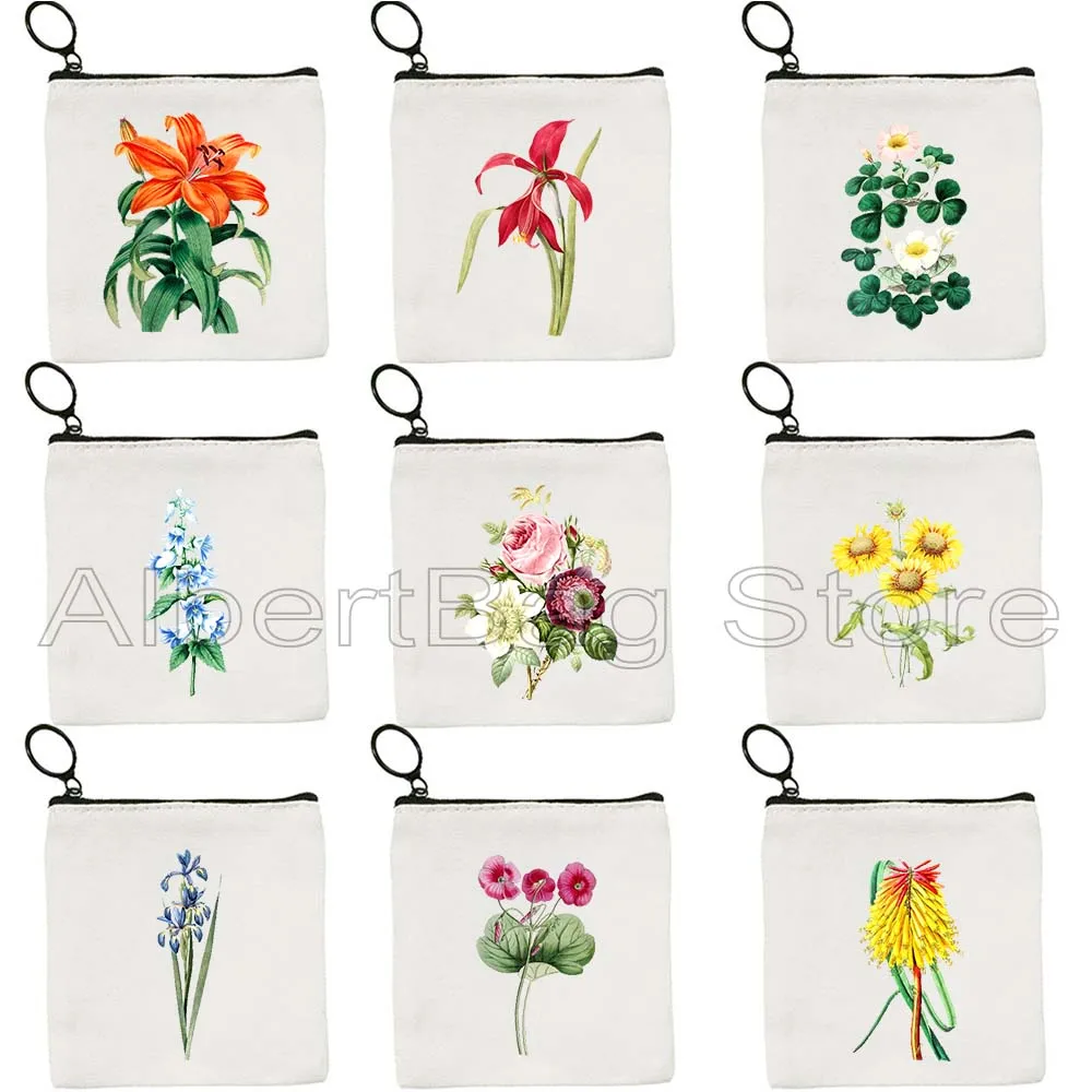 Botanicals Lily Lotus Anemone Rose Bellflowers Carnation Flower Branch Iris Hyacinth Key Coin Purse Bags Card Bag Wallet Pouch
Botanicals Lily Lotus Anemone Rose Bellflowers Carnation Flower Branch Iris Hyacinth Key Coin Purse Bags Card Bag Wallet Pouch