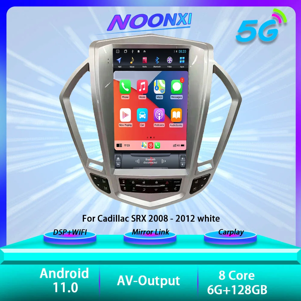 6G+128G For Cadillac SRX 2008 -2012 Car Radio Multimedia Player GPS Navigation System DVD Android 11.0 Head Unit 10.4 Inch
6G+128G For Cadillac SRX 2008 -2012 Car Radio Multimedia Player GPS Navigation System DVD Android 11.0 Head Unit 10.4 Inch