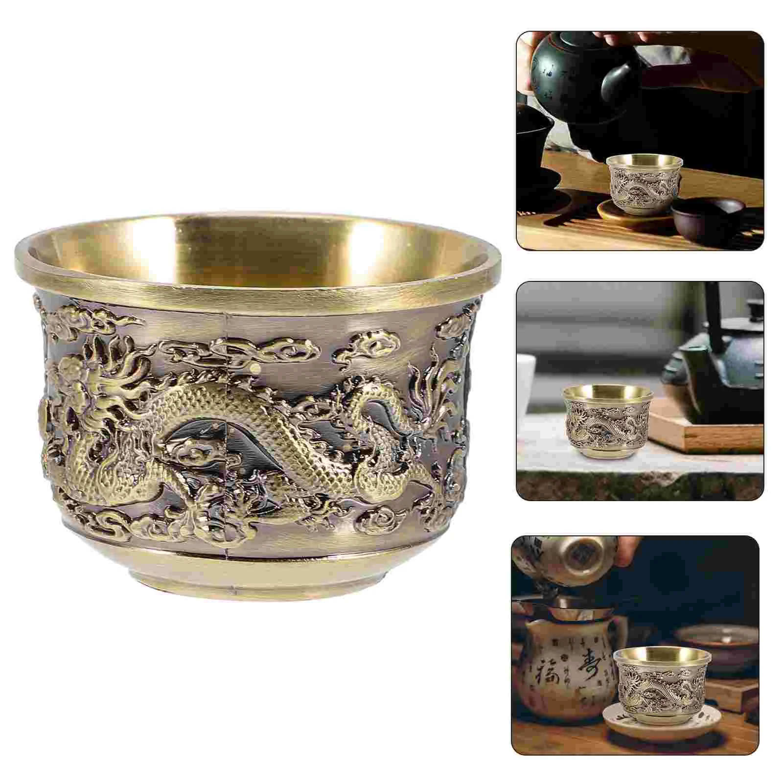 Dragon and Household Tea Pattern Small Teacup Alloy Drink Kungfu Chinese Style Retro Coffee Mug
Dragon and Household Tea Pattern Small Teacup Alloy Drink Kungfu Chinese Style Retro Coffee Mug