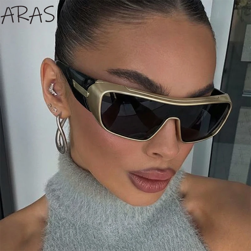 Oversized One-Piece Shield Sunglasses Women 2026 Luxury Brand Y2K Punk Sports Goggle Sun Glasses For Lady UV400 Fashion Eyewear
Oversized One-Piece Shield Sunglasses Women 2026 Luxury Brand Y2K Punk Sports Goggle Sun Glasses For Lady UV400 Fashion Eyewear