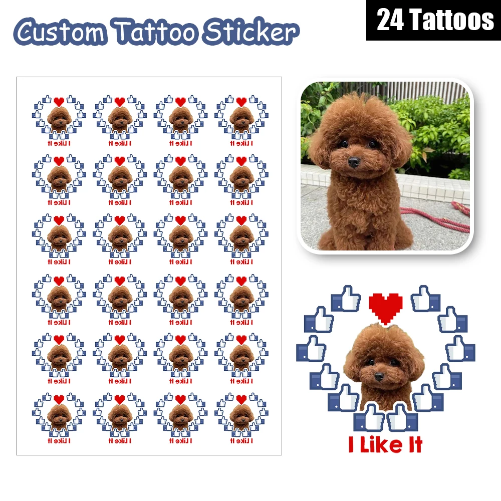 24 Designs I Like It Cat Dog Pet Thumbs Up Customized Personalized Waterproof Temporary Tattoo Sticker Diy Cute Playfu Fake Tato
24 Designs I Like It Cat Dog Pet Thumbs Up Customized Personalized Waterproof Temporary Tattoo Sticker Diy Cute Playfu Fake Tato