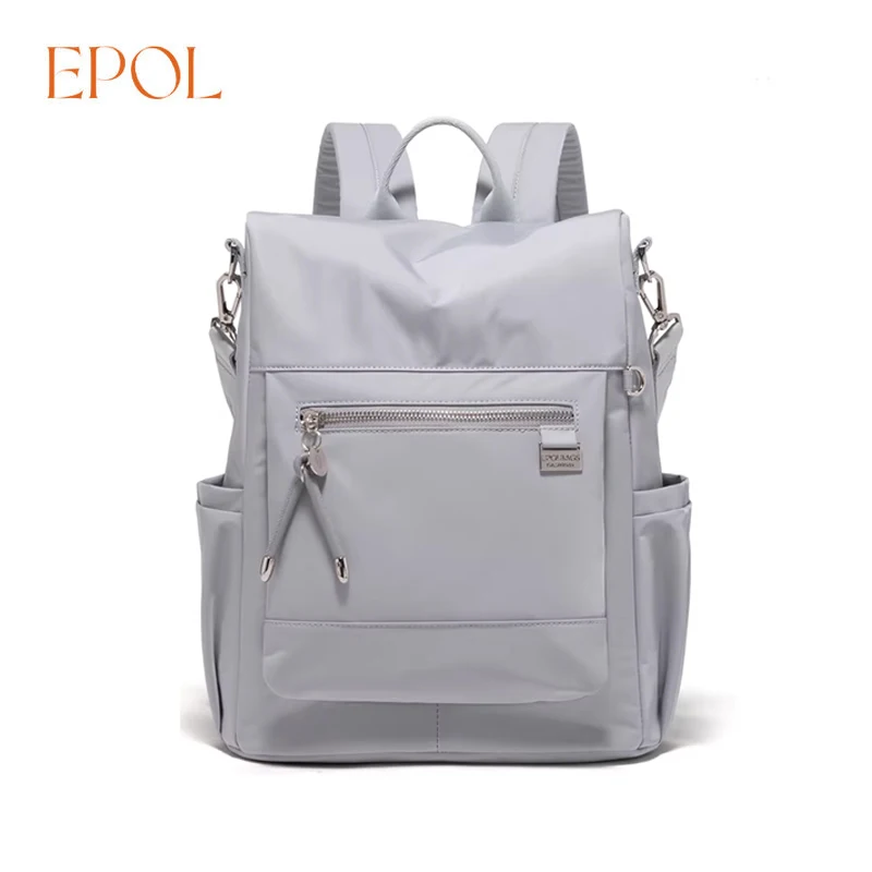 EPOL Women's Backpack 2026 Trend Large Capacity Multi-pocket Lightweight Casual Backpacks Travel Lightweight Fashion Bag 6114-09
EPOL Women's Backpack 2026 Trend Large Capacity Multi-pocket Lightweight Casual Backpacks Travel Lightweight Fashion Bag 6114-09