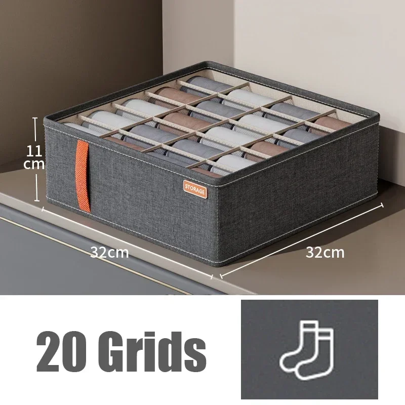 20Grids Portable Closet Drawer Organizer Underwear Socks Bra Panties Storage Boxes Multifunctional Lingerie Box
20Grids Portable Closet Drawer Organizer Underwear Socks Bra Panties Storage Boxes Multifunctional Lingerie Box