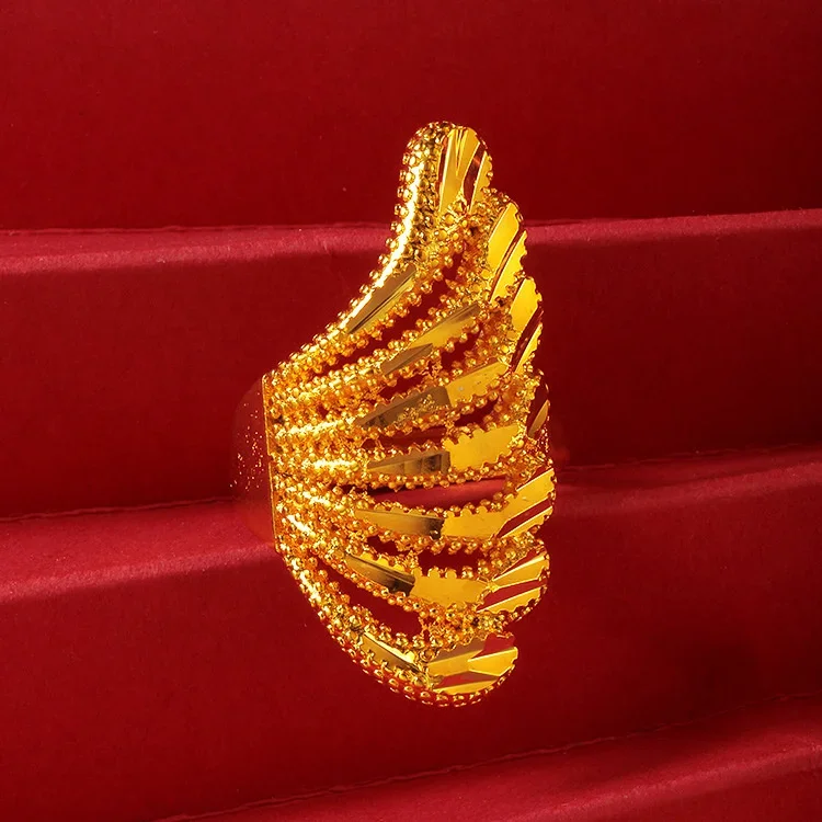 Fashion new vietnamese gold euro coin brass gold plated 24k padding women's phoenix tail opening limitation gold ring jewelry
Fashion new vietnamese gold euro coin brass gold plated 24k padding women's phoenix tail opening limitation gold ring jewelry