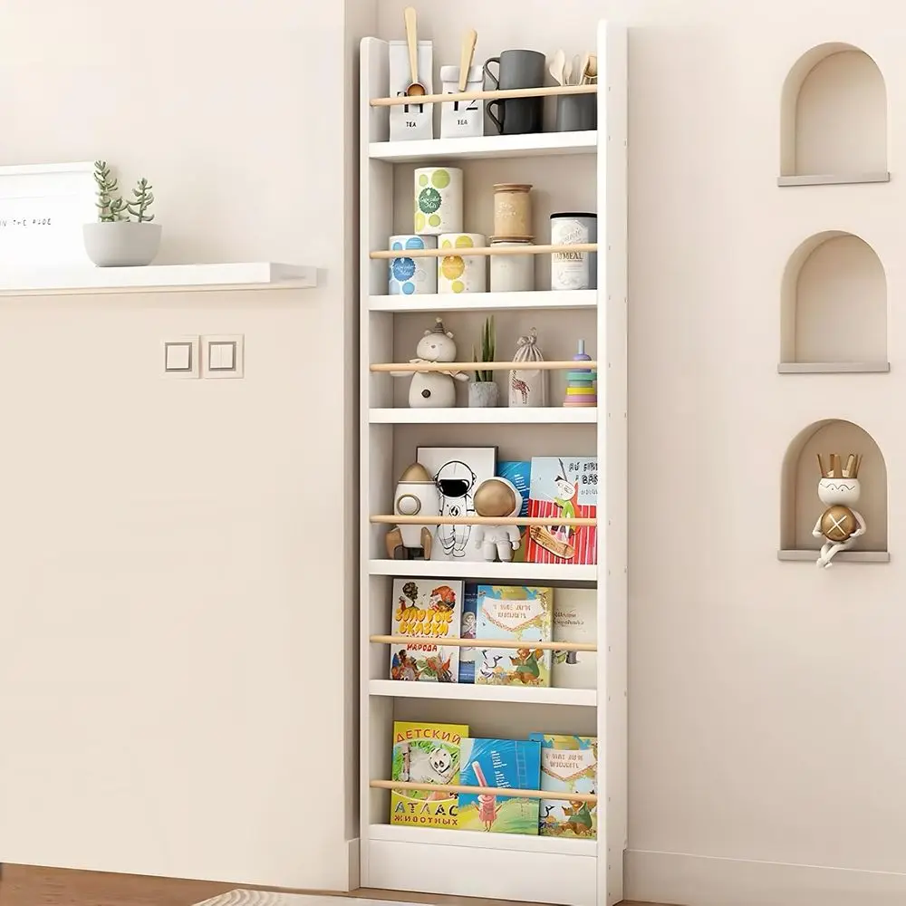 WOOA Behind The Door Bookshel, Behind Door Bookshel, 6-Tier Book Shel, Narrow Thin Bookshel or Kids, Space Saving, Anti-tip, Wal
WOOA Behind The Door Bookshel, Behind Door Bookshel, 6-Tier Book Shel, Narrow Thin Bookshel or Kids, Space Saving, Anti-tip, Wal