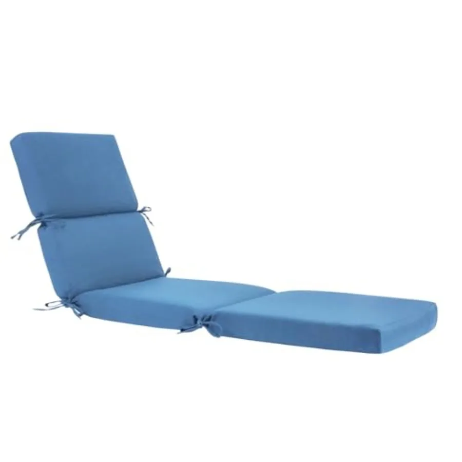 3" Solid Outdoor Lounge Chair Cushion 74 x 22.5 inch Weather Resistant Chaise Lounge Cushion with 6 Ties for Patio Pool Furnitu
3" Solid Outdoor Lounge Chair Cushion 74 x 22.5 inch Weather Resistant Chaise Lounge Cushion with 6 Ties for Patio Pool Furnitu