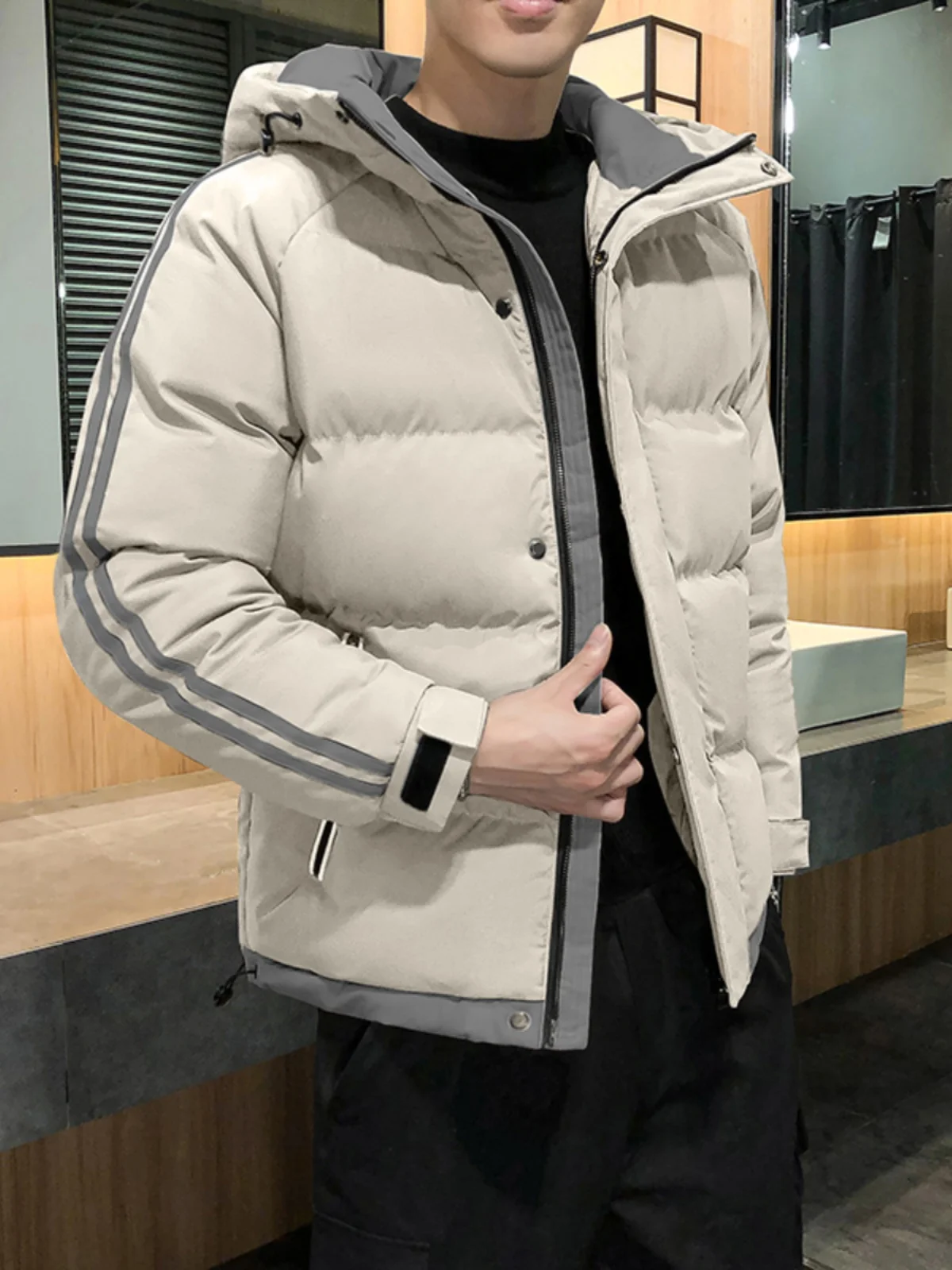 Winter Thiened Bla Cotton Jaet Men's Loose 2024 New American Bread Sle Cotton Coat Men's Winter Cotton Clothing
Winter Thiened Bla Cotton Jaet Men's Loose 2024 New American Bread Sle Cotton Coat Men's Winter Cotton Clothing