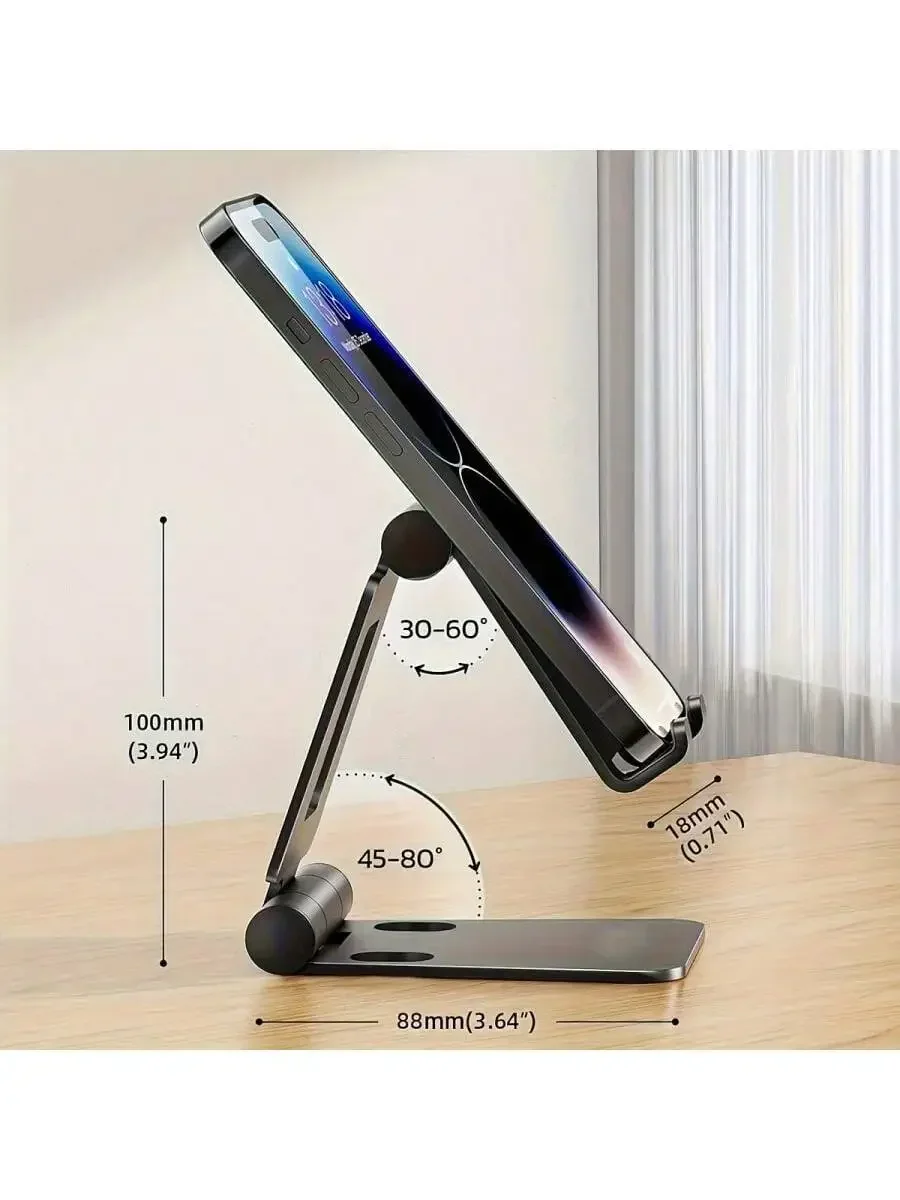 Foldable Aluminum Desktop Phone Stand Adjustable Height And Angle Portable Cradle For iPhone Huawei
Foldable Aluminum Desktop Phone Stand Adjustable Height And Angle Portable Cradle For iPhone Huawei