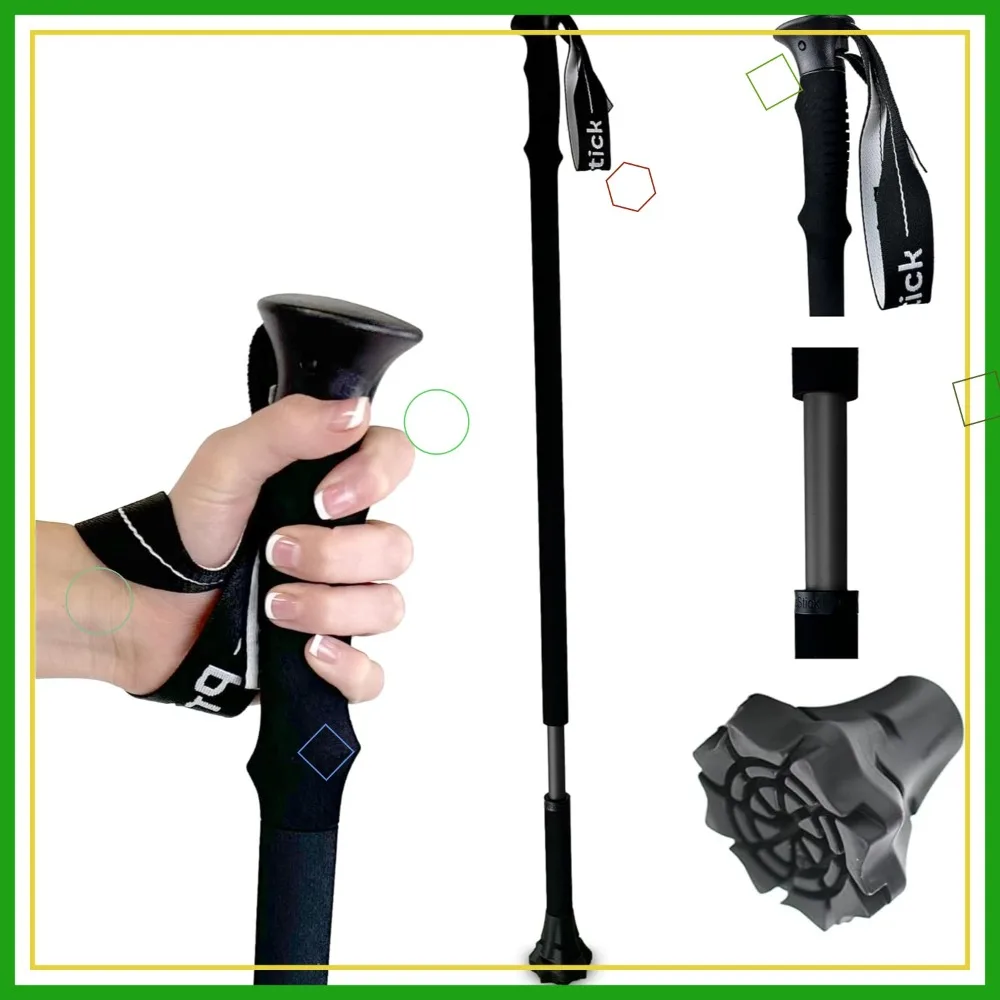 Adjustable Walking Cane for Seniors - Lightweight & Sturdy All-Terrain Support for Balance & Posture
Adjustable Walking Cane for Seniors - Lightweight & Sturdy All-Terrain Support for Balance & Posture