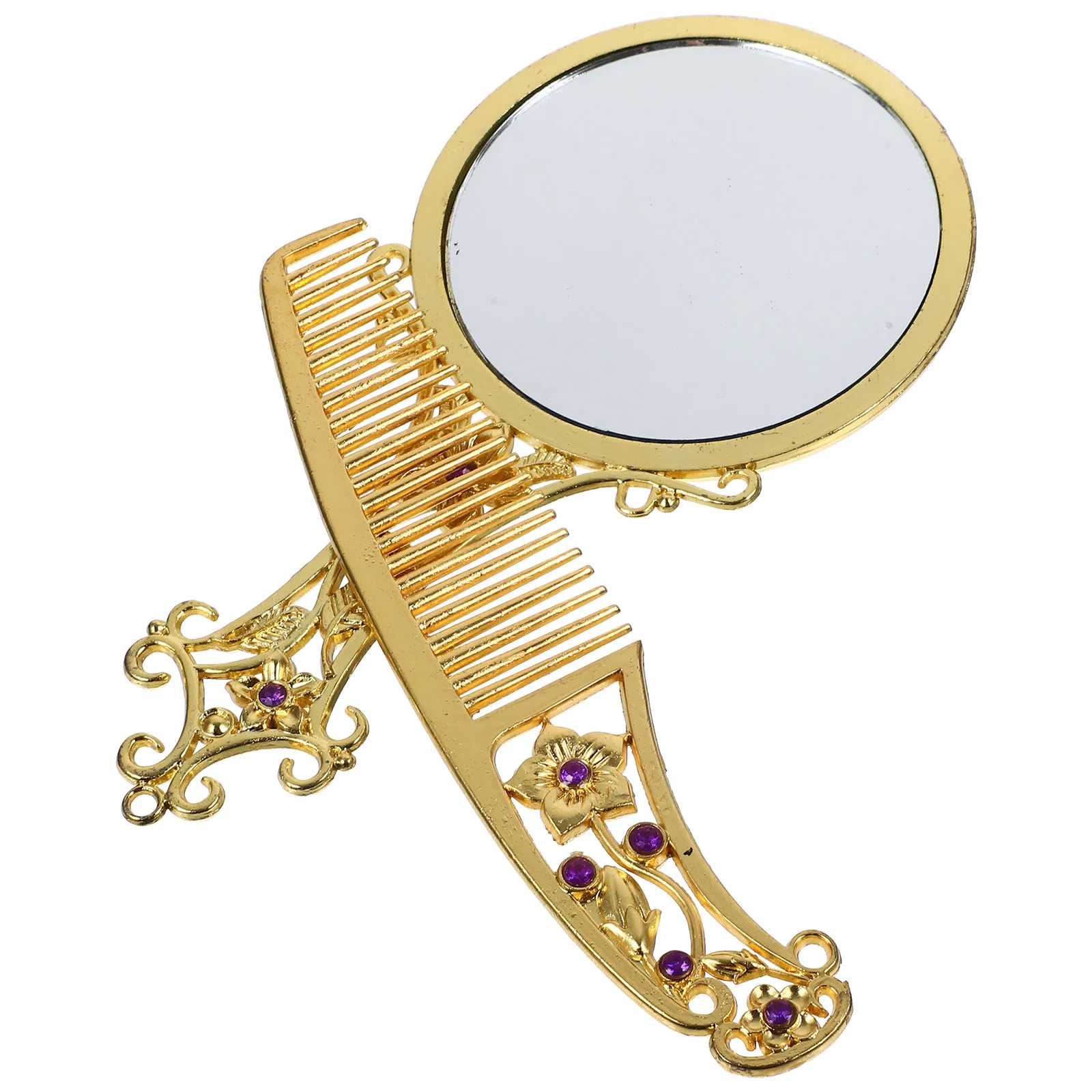Handle Mirror Comb Set Portable Makeup with Light Vanity Elegant Held Small Cute Compact Accessories Mini for
Handle Mirror Comb Set Portable Makeup with Light Vanity Elegant Held Small Cute Compact Accessories Mini for