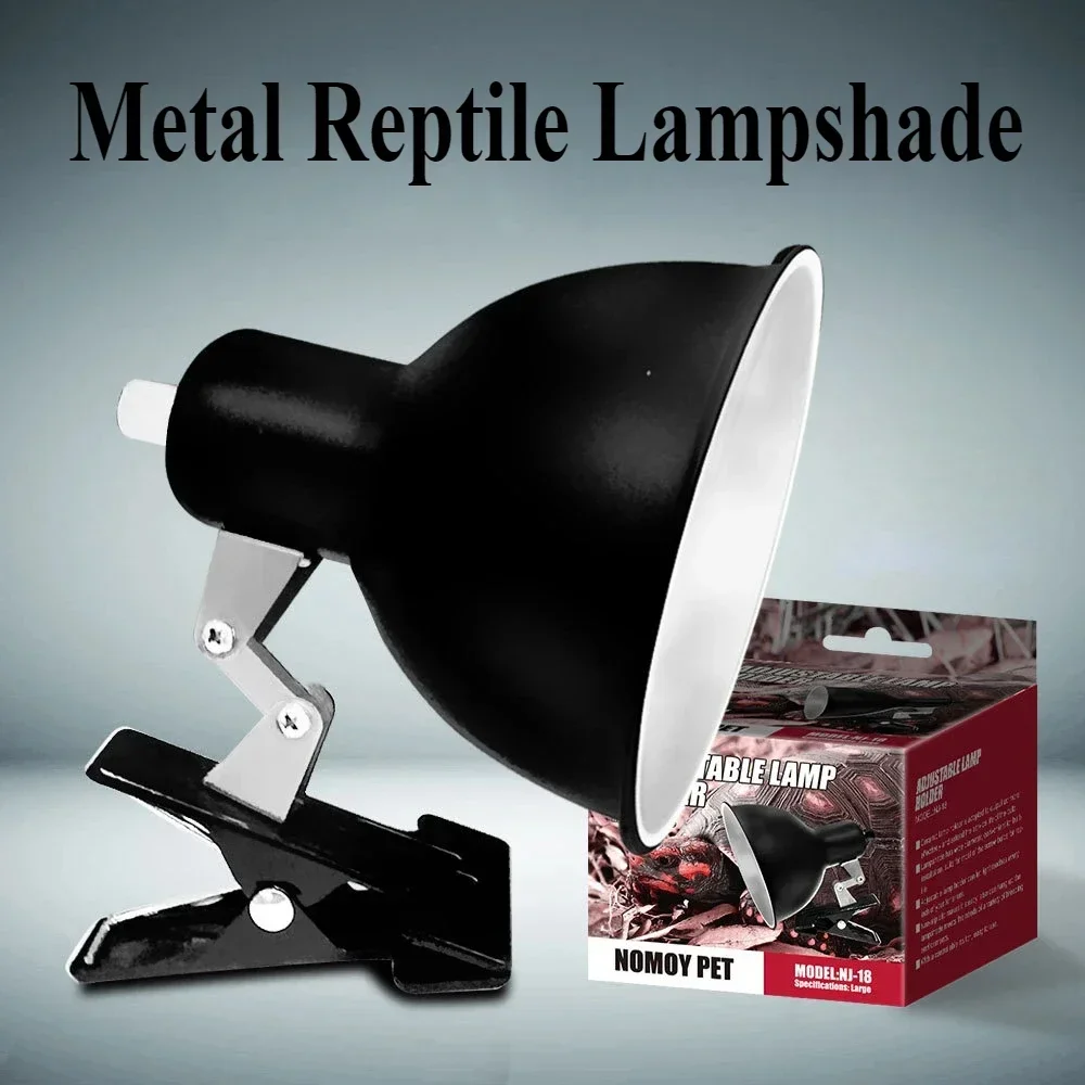 Reptile Heating Lamp Shade Adjustable Metal Lampshade Ceramic Lamps Heada Snakes Lizards Turtle Reptiles Lighting Supplies
Reptile Heating Lamp Shade Adjustable Metal Lampshade Ceramic Lamps Heada Snakes Lizards Turtle Reptiles Lighting Supplies