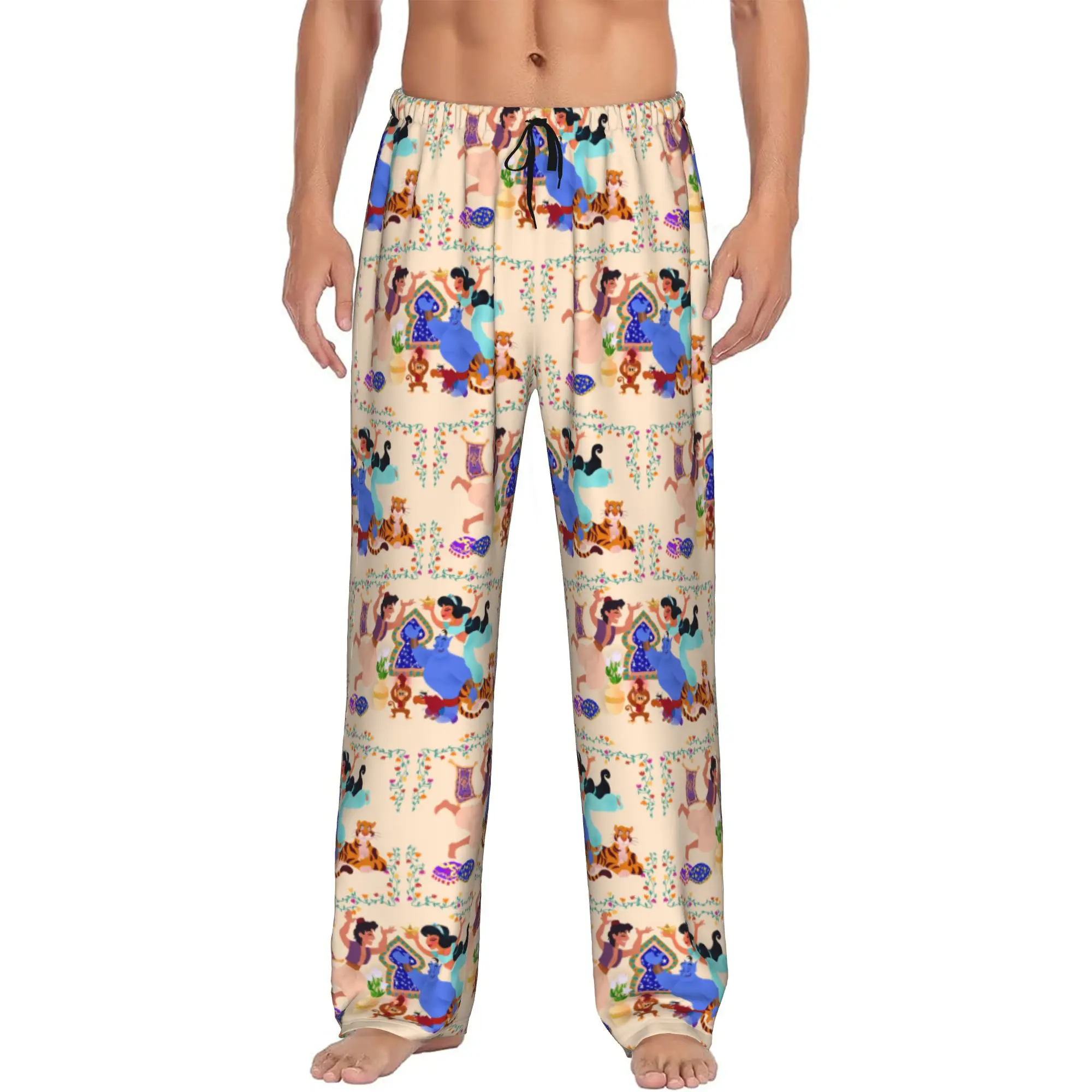 Custom Men Cute Cartoon A-Aladdin Pajama Pants Printed Sleep Sleepwear Bottoms with Pockets
Custom Men Cute Cartoon A-Aladdin Pajama Pants Printed Sleep Sleepwear Bottoms with Pockets