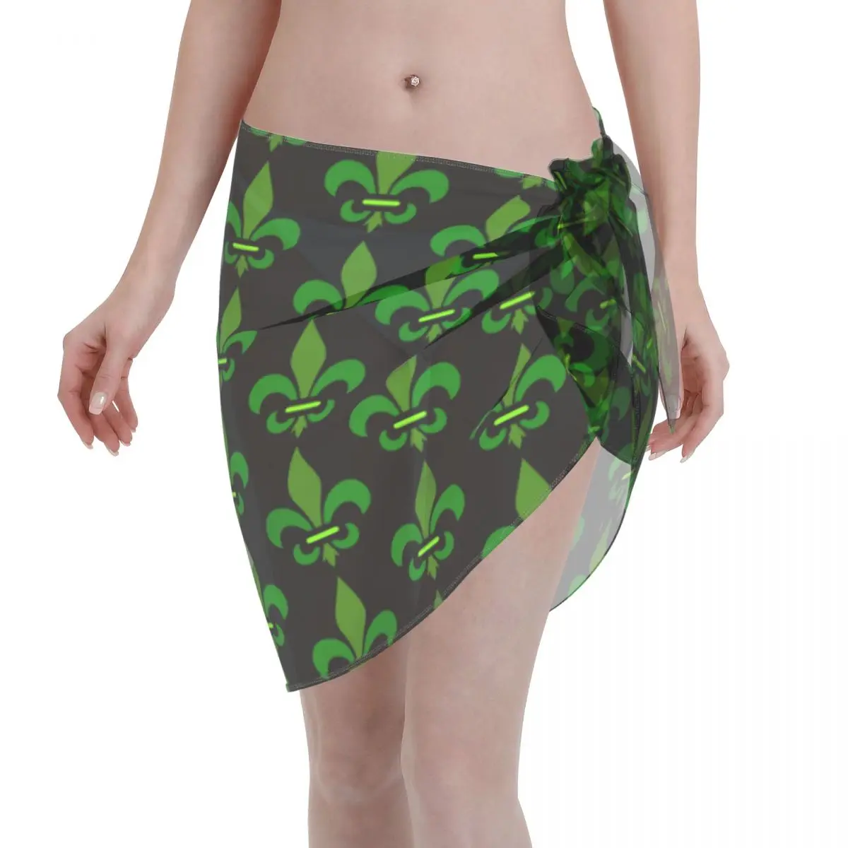 Custom Cool Fleur-de-lis Flower Symbol Casual Beach Dress Decorate Women Short Sarongs Beach Wrap For Swimwear
Custom Cool Fleur-de-lis Flower Symbol Casual Beach Dress Decorate Women Short Sarongs Beach Wrap For Swimwear