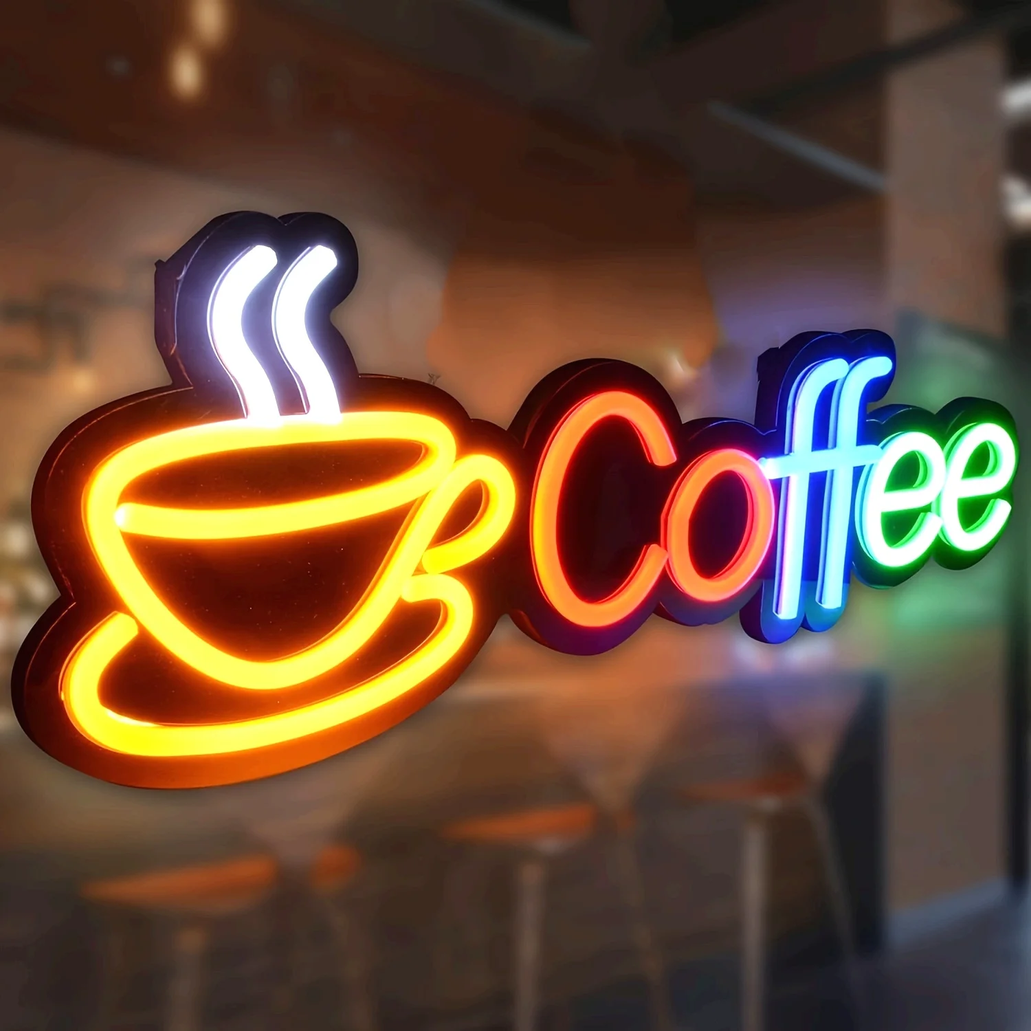 Coffee Cup Hot Steam Neon Sign Dimmable Neon Light USB for Cafe Bar Restaurant Shop Window Kitchen Table Decor Open Sign Gift
Coffee Cup Hot Steam Neon Sign Dimmable Neon Light USB for Cafe Bar Restaurant Shop Window Kitchen Table Decor Open Sign Gift