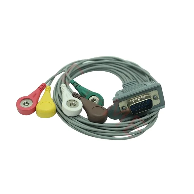 Holter Cable Compatible with DMS 300-3A 5 & 10 Lead Patient Holter Medical Consumables
Holter Cable Compatible with DMS 300-3A 5 & 10 Lead Patient Holter Medical Consumables