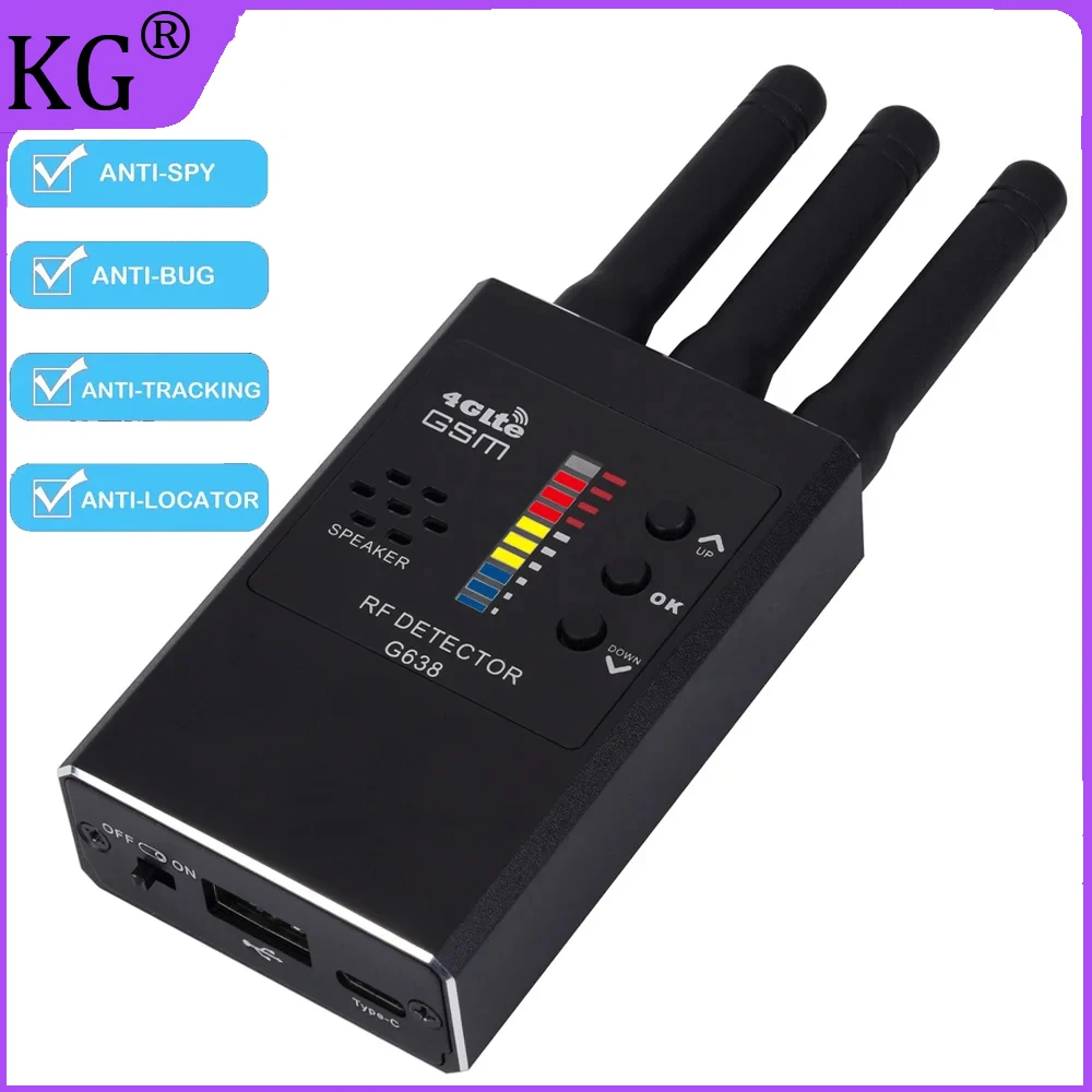 RF Signal Detector Wifi Hidden Spy Camera anti gps Listen Sweeper Cell Phone Bugs Wireless Listening Device GPS Tracker Detector
RF Signal Detector Wifi Hidden Spy Camera anti gps Listen Sweeper Cell Phone Bugs Wireless Listening Device GPS Tracker Detector