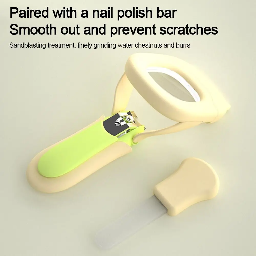 With LED Light Baby Nail Clippers Anti-splash Design Ergonomic Nail Trimmer Safe Secure Nail Care Magnifying Glass Nail Clipper
With LED Light Baby Nail Clippers Anti-splash Design Ergonomic Nail Trimmer Safe Secure Nail Care Magnifying Glass Nail Clipper