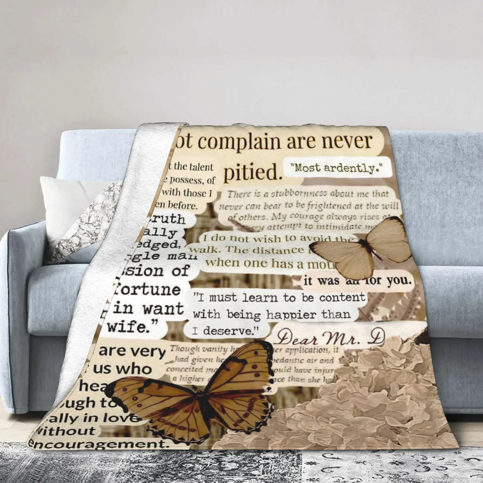 Pride and Prejudice Quote Blanket Jane Austen Fuzzy Warm Throw Blanket for Sofa Bed Office Home All Season Cozy Cover
Pride and Prejudice Quote Blanket Jane Austen Fuzzy Warm Throw Blanket for Sofa Bed Office Home All Season Cozy Cover