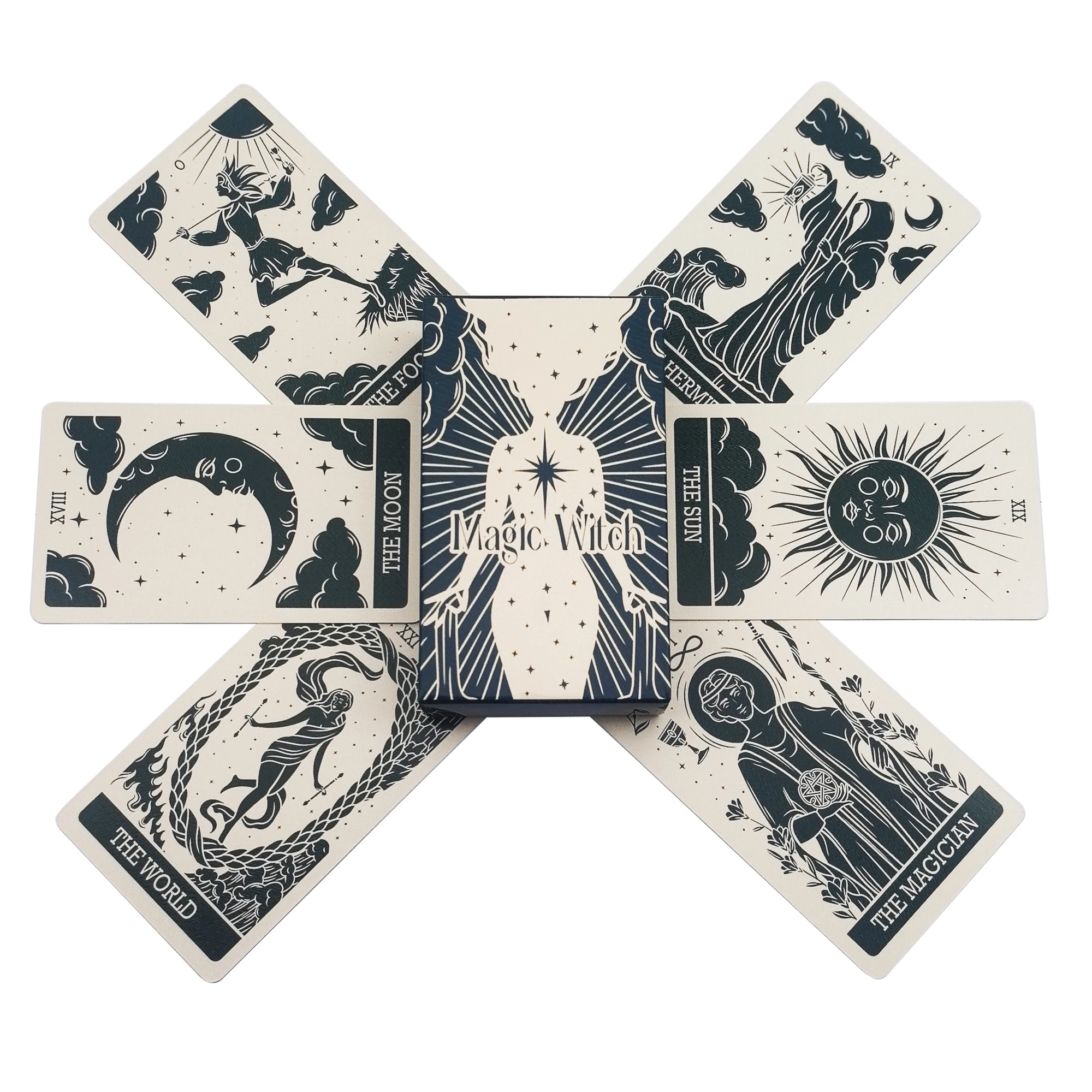Magic Witch Tarot Cards A 78 Deck Oracle English Visions Divination Edition Borad Playing Games gift
Magic Witch Tarot Cards A 78 Deck Oracle English Visions Divination Edition Borad Playing Games gift