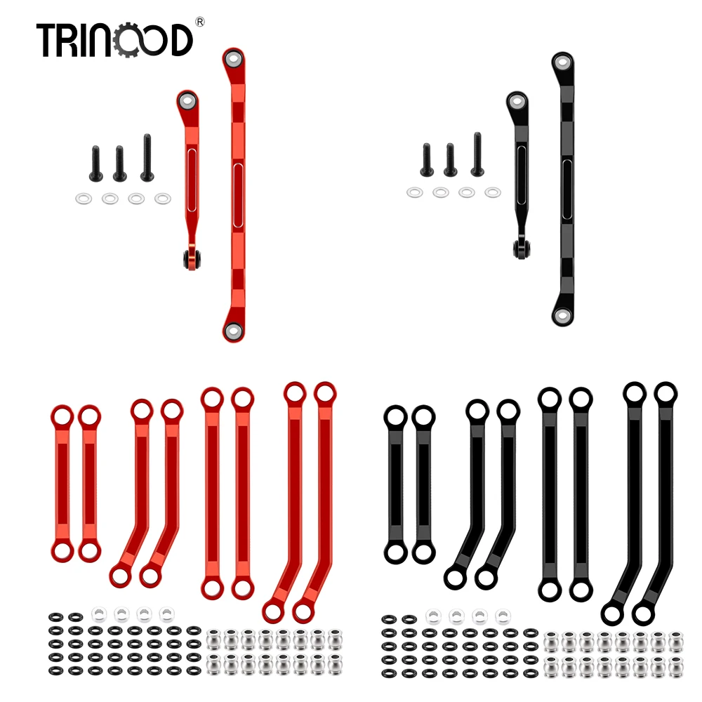 TRINOOD Metal Steering Rod / High Clearance Chassis Links Set for 1/18 RC Crawler Car HPI venture HILUX Upgrade Parts
TRINOOD Metal Steering Rod / High Clearance Chassis Links Set for 1/18 RC Crawler Car HPI venture HILUX Upgrade Parts