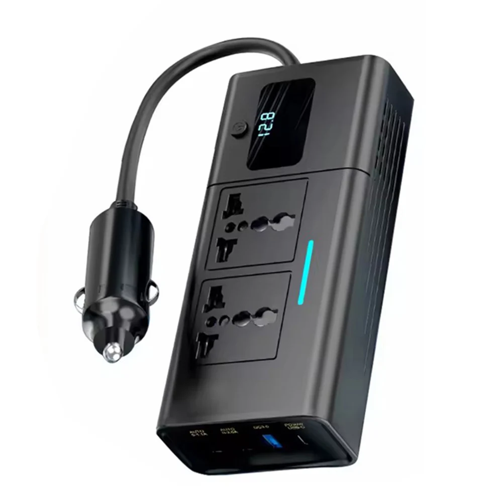 Reliable Car Power Converter This 200W Inverter Provides Safe Conversion from DC (12 24V) to AC (220V) with USB Outputs
Reliable Car Power Converter This 200W Inverter Provides Safe Conversion from DC (12 24V) to AC (220V) with USB Outputs